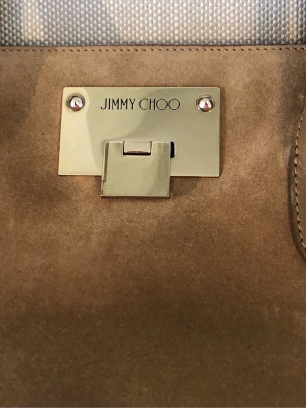 Jimmy Choo Riley Suede Tote - Picture 3 of 7